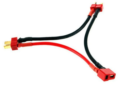 T-Plug Y Wire Harness Female to Male T Plug Parallel Battery Pack Connector Cabl