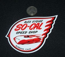 So Cal Speed Shop - Sticker  NHRA  Drag Racing   Hot Rod  CUSTOM  NASCAR