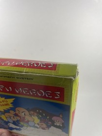 Kung Fu Heroes - Nintendo NES 1988 (CIB) Complete in Box W Manual 