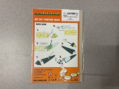1/32 Eduard #JX337 A6M5 Zero National Marking Mask For TAM