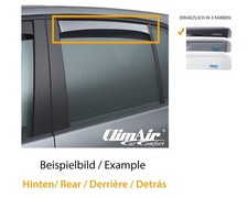 CLIMAIR Windabweiser Schwarz Hinten (CLS0042682D) für OPEL Zafira A