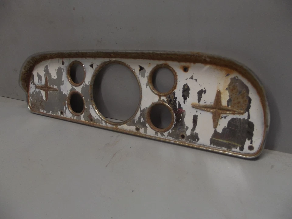 Fabricante de equipos originales 1957 1958 1959 1960 Ford Truck F100 F250 cuadro de instrumentos tablero bisel Foto 2 de 4