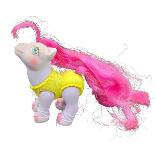 Vintage Hasbro My Little Pony MLP 1990 Baby Sweetsteps Y9 giallo pezzo unico