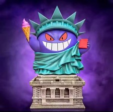 Pok Mon Gengar COS Statue of Liberty Anime Figure Cute Brand New Gift