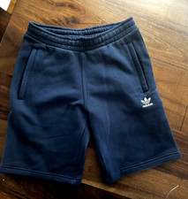adidas Men's Trefoil Essential Sweat Shorts - Size Small - Night Indigo