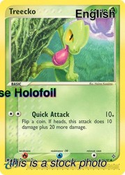 Treecko 80/97 EX Dragon Reverse Holo