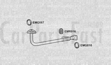 Tube d'échappement Honda ACCORD