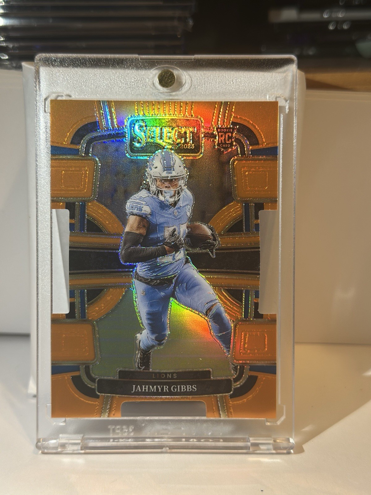 JAHMYR GIBBS /499 Orange Prizm Die Cut 🔥2023 Select #34 (RC) 🔥 Lions
