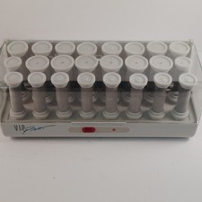 VIP Pro VINTAGE Gentle Setter Hot Hair Rollers -Velvet Flocked-NO PINS- WORKS