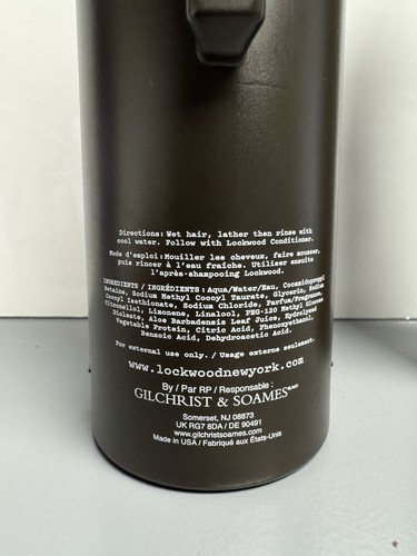 2er Pack Lockwood New York Shampoo (Nr. 25) Gilchrist & Soames Neu 15oz - Bild 2 von 2