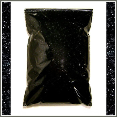 1/2 lb Medium Intense Black .015 Metal Flake Bulk Premium Paint Additive, 227g