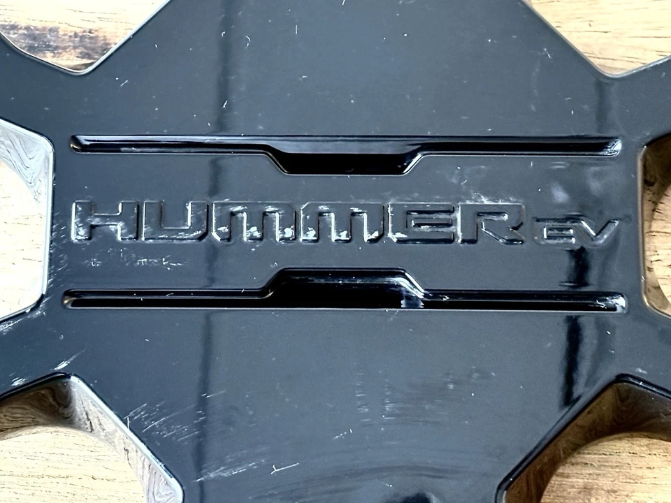 BLACK GMC Hummer EV Center Cap OEM Genuine Factory GM 18 Wheel 84806050 84806055 Foto 2 de 4