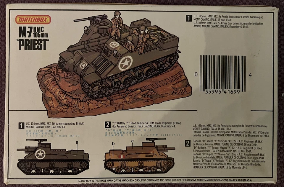 Matchbox 1:76 M-7 HMC 105mm "Priest" - Imagen 2 de 3