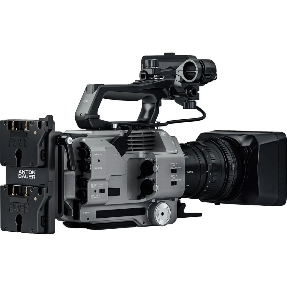 Anton Bauer Doble Micro Batería Soporte con P-Tap para Sony PXW-FX9, Montaje Dorado Foto 4 de 4