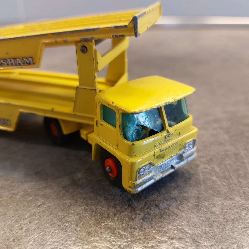 Matchbox Lesney King Size K-8 Guy Warrior Car Transporter Made in England - Immagine 2 di 4