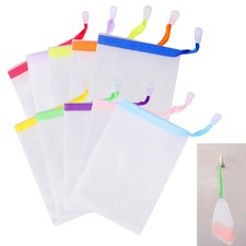 10 PCS Soap Bags Handmade Soap Bubble Mesh Bags Exfoliating Soap Saver Pouch Net