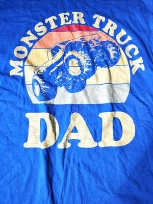 CLEARANCE - Monster Truck Dad Retro Vintage Monster Truck 3 XL T-shirt