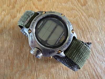 Casio Diving King DEP-600 Digital Watch Full Metal 200m Water Resistant Used