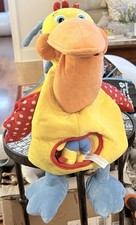 T123-MELISSA  DOUG K'S KIDS PELICAN PLUSH DOLL FIG. TOY HOLDER BABY TOY SOUNDS