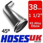 38mm 45 degree Alloy Elbow Polished ASH T6063 Aluminium Joiner 1 1/2 inch