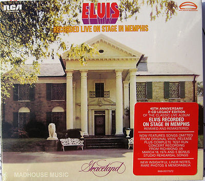 ELVIS PRESLEY CD x 2 Recorded Live In Stage In Memphis LEGACY UK