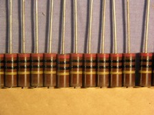 25 Allen Bradley  RC32G201J 20 Ohms 5% 1W Carbon Comp Resistors