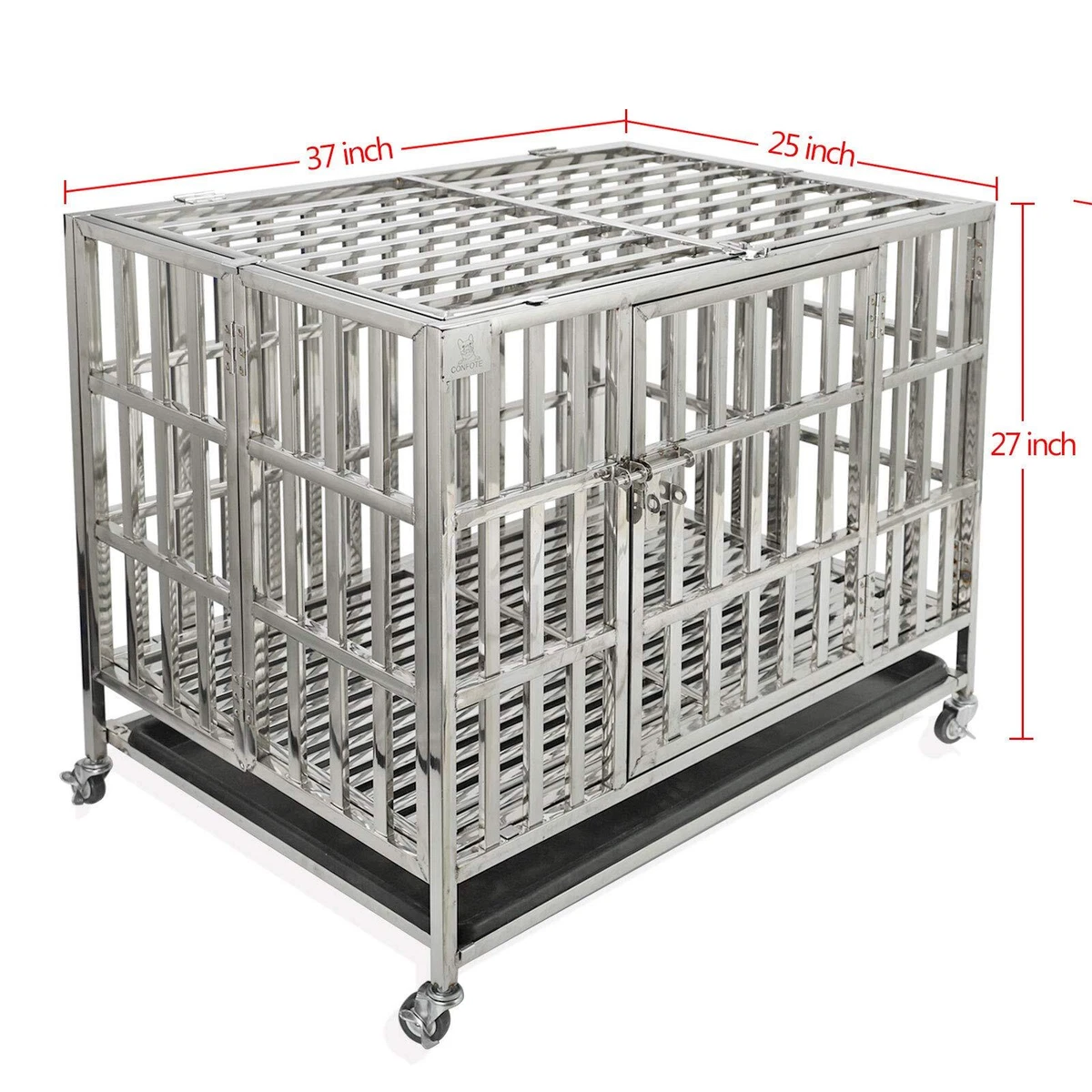 Stainless Steel Cage In Dog Cages & Crates for sale - eBay