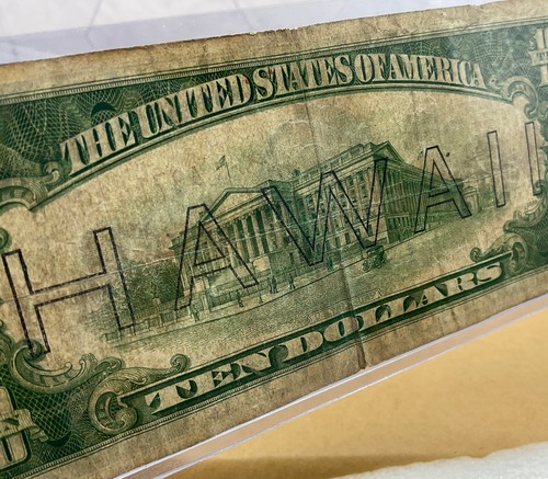 1934 A $10 Brown Seal Federal Reserve Note Ten Dollars HAWAII - Picture 21 of 21