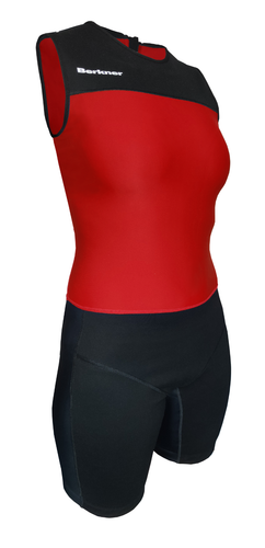 Womens Weightlifting Singlet Berkner VICTORIA Red/Black Weightlifting Suit - Picture 1 of 12