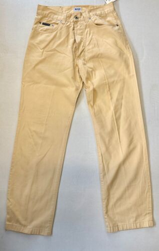 J&ANS DOLCE & GABBANA STRAIGHT LEG JEANS TAN MADE IN ITALY SIZE 31/45