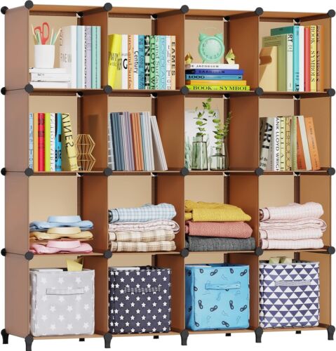 Stylish 16-Cube Organizer with Sturdy Metal Frame - Easy Assembly Included - Picture 3 of 9