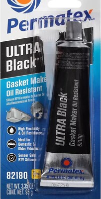 Permatex Ultra Black Maximum Oil Resistance RTV Silicone Gasket Maker 3 oz