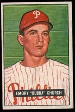 1951 Bowman #149 Bubba Church EX-MT RC Rookie Phillies  72875
