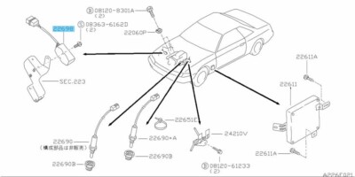NISSAN SKYLINE GT-R R32 33 34 89-98 Genuine Injector Drop Resistor