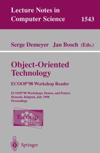 Lecture Notes in Computer Science Ser.: Object-Oriented Technology ...