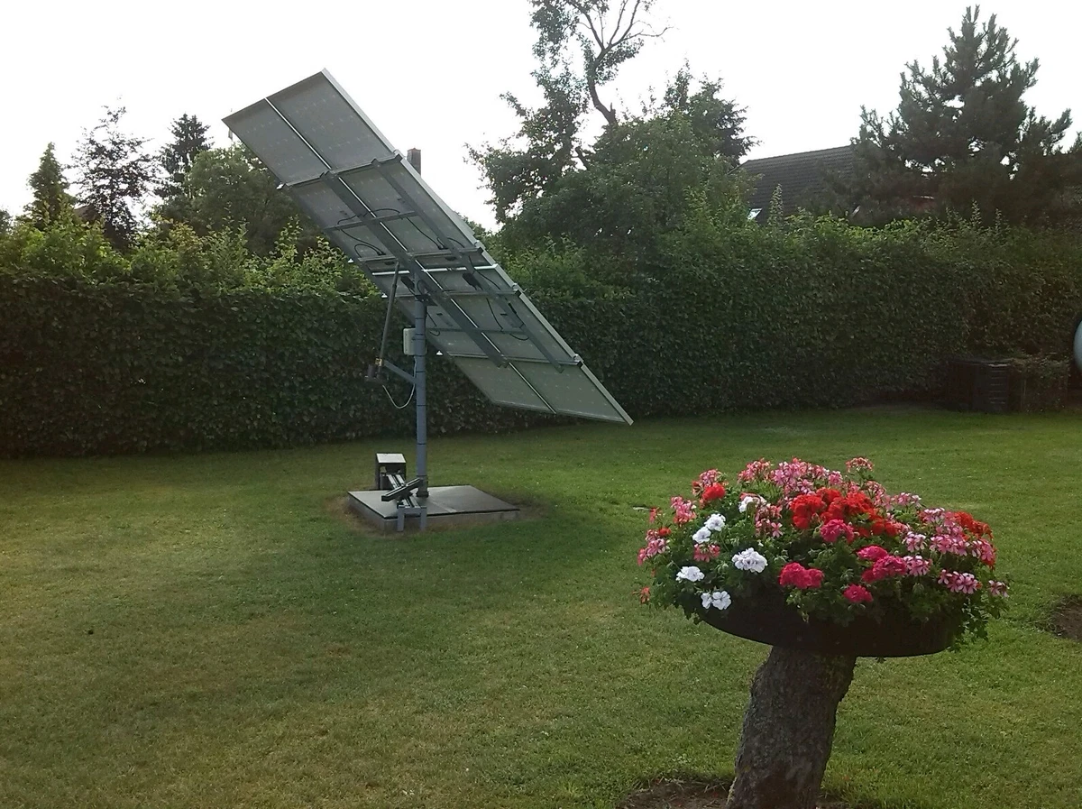 Sonnennachführung Bauanleitung! Nachführanlage Solarmodul Solartracker Modul