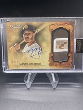2021 Topps Dynasty Patch Auto MANNY MACHADO 05/10 - PADRES - CAMO PATCH!!