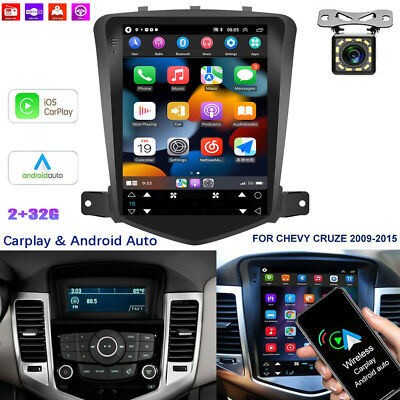 FOR CHEVY CRUZE 2009-2015 ANDROID 12 CAR RADIO STEREO CARPLAY GPS NAVI FM RDS