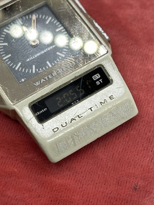 CASIO DUAL TIME PELA FS-01 Film watch retro from japan Mod