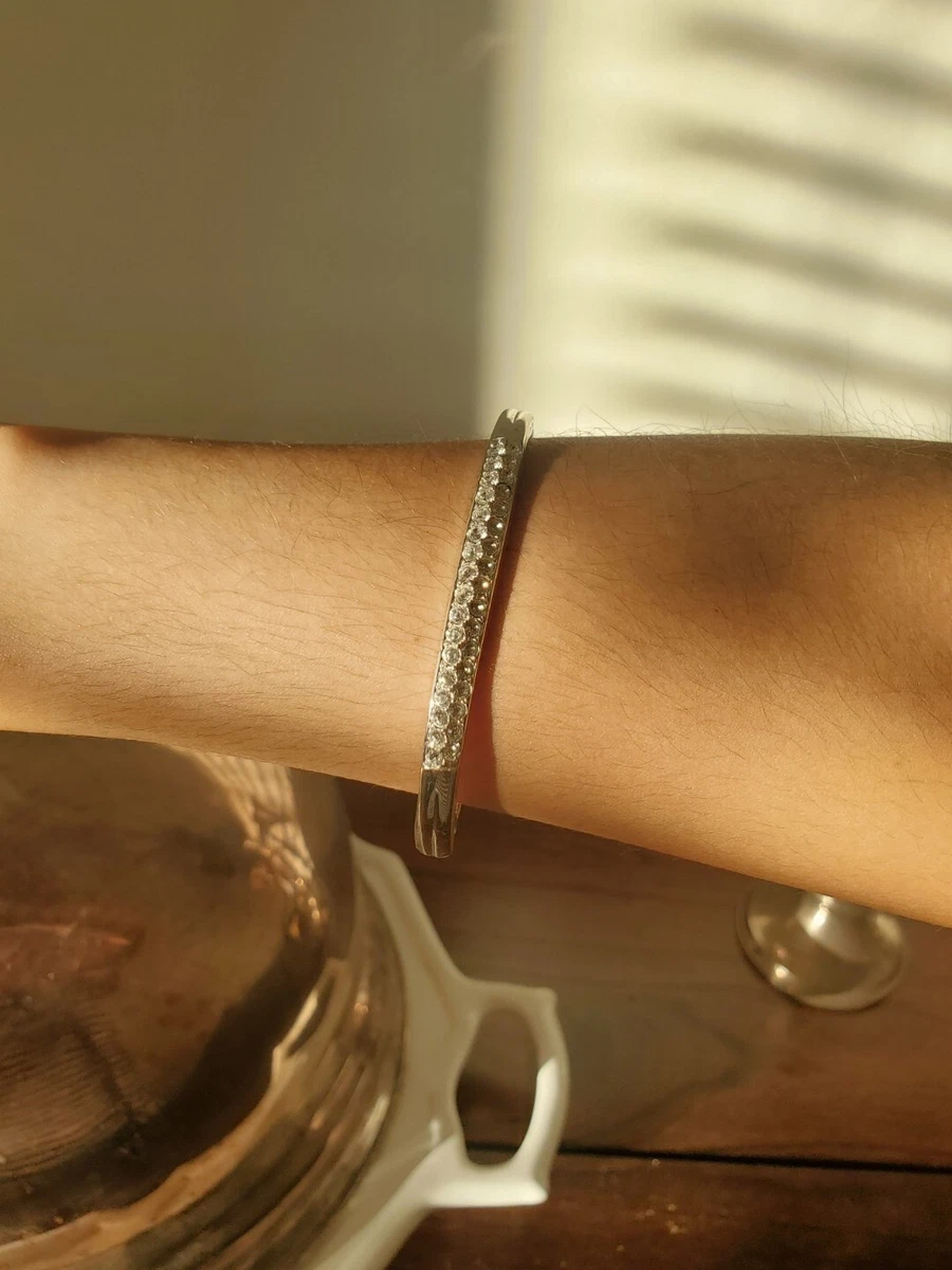 Stone on sale bangle swarovski