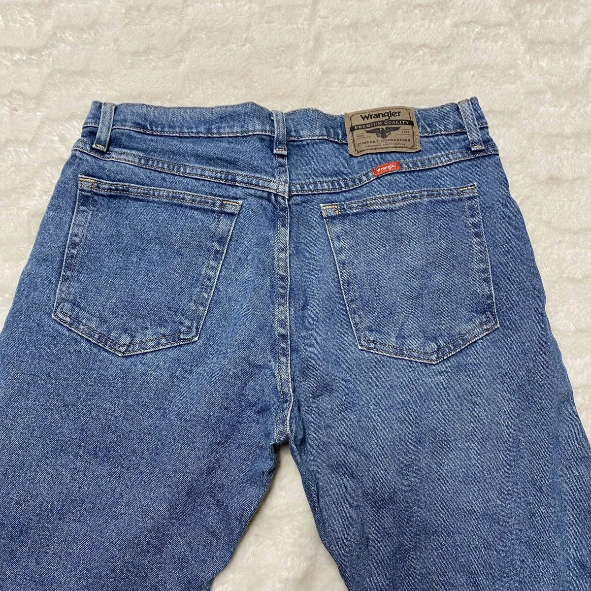 Wrangler jeans cheap mens stretch waist