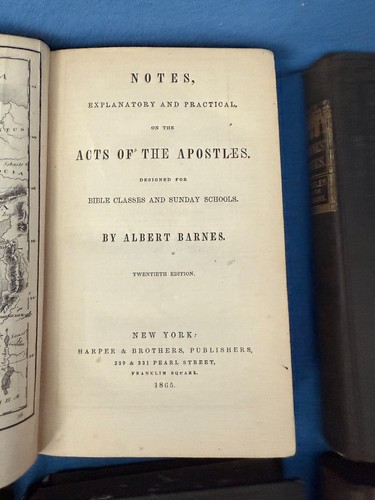 Antique Barnes Notes On The New Testament Bible 1865 Printing Lot of 8 Harper - Imagen 13 de 19