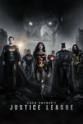Zach Snyder's Justice League Film Film Poster Druck A5 A4 A3 A2 A1 Maxi | 70