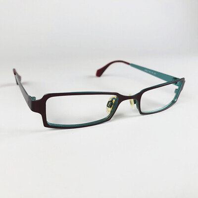 WILLIAM MORRIS Brille SATIN ROT RECHTECKIG Brillengestell MOD: WM4075