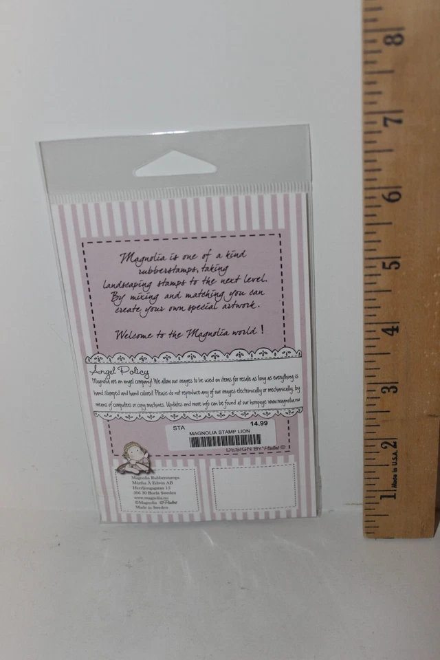 Magnolia Rubber Stamp Unmounted - Lion - Image 2 of 2