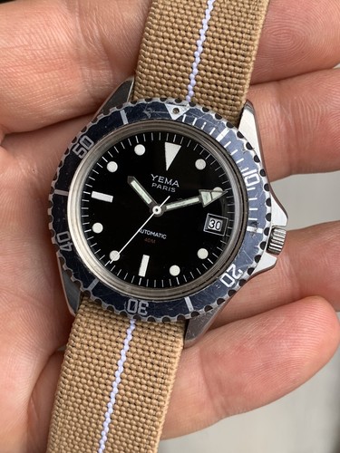 Vintage yema 40M Para Hombre Reloj Automático Diver FE5611-12 Precio Fijo |  eBay