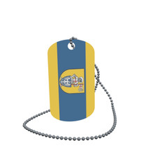Dog Tag Flag Morschheim Dog Tag Aluminium 30 x 50 mm