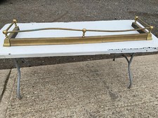 Large heavy decorative brass fire surround for restoration UE130422B
