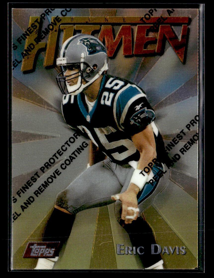 1997 Finest #33 Eric Davis Card Carolina Panthers