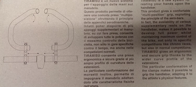 3ttt Tiramisu Lenkeraufsatz für Rennrad, grau, NEU, made in Italy, Alu, NEU, NOS - Bild 2 von 2